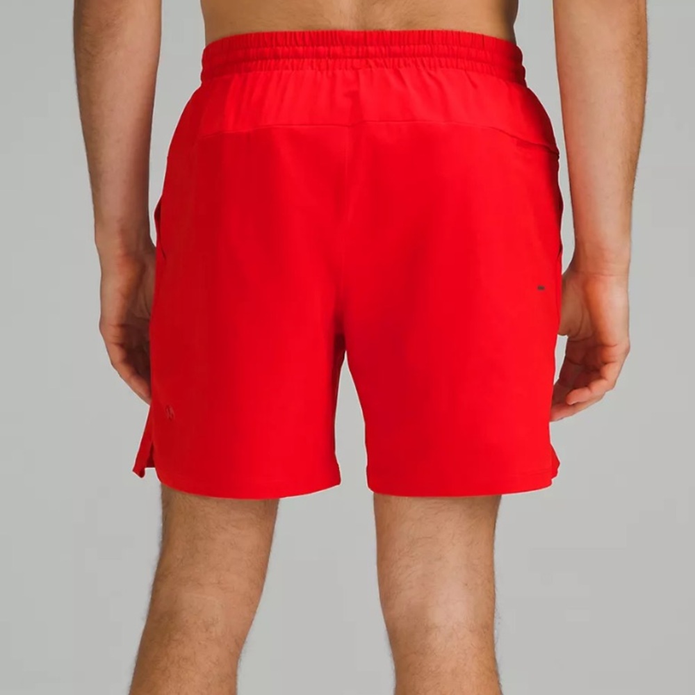 Lululemon Pool Short 7” Lined True Red Men’s Size Small NWT - Picture 2 of 8